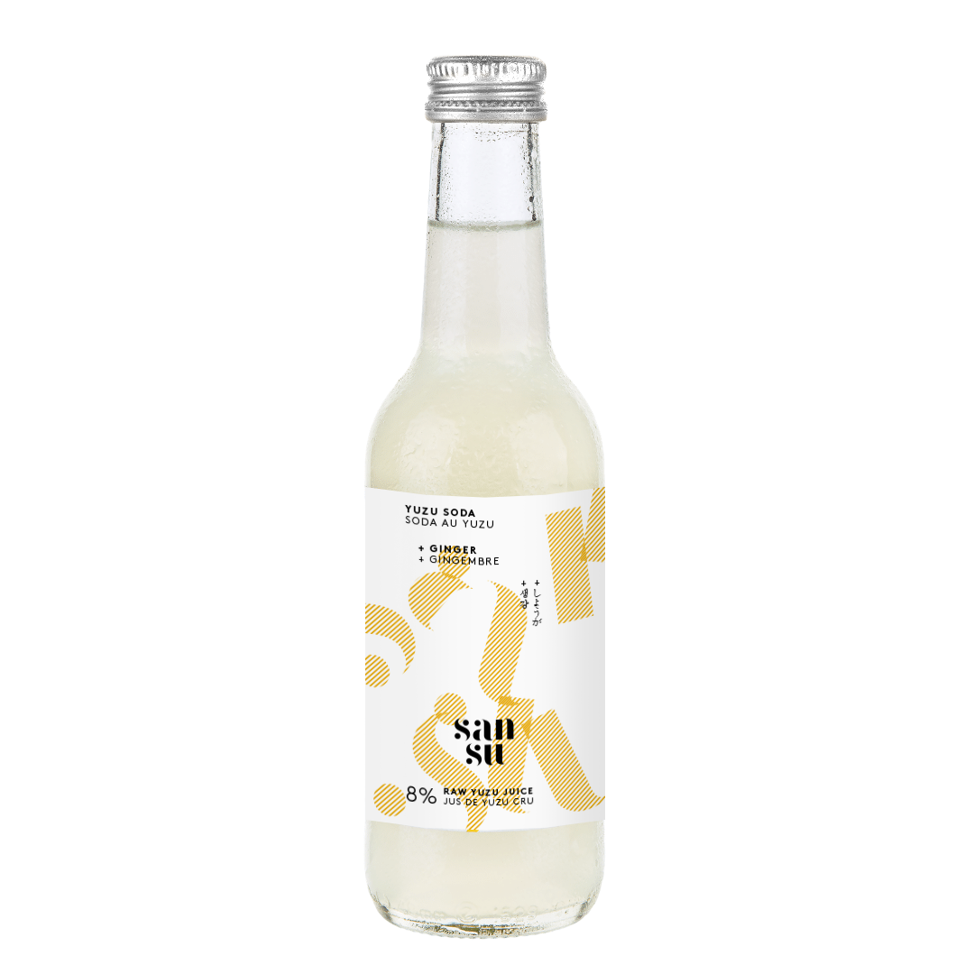 SANSU Yuzu Soda + GINGER – Yuzu Coop